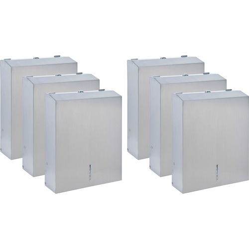 Genuine Joe C-fold/multi-fold Towel Dispenser Cabinet