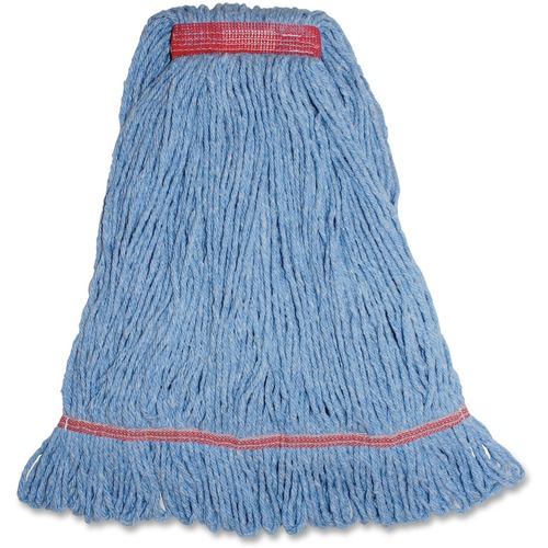 Genuine Joe GJOLBL1B, Narrow Band Large Mophead, 1 Each, Blue