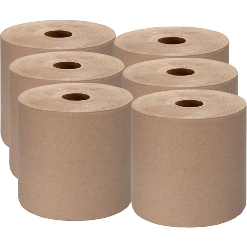 Genuine Joe Embossed Hard Wound Roll Towels