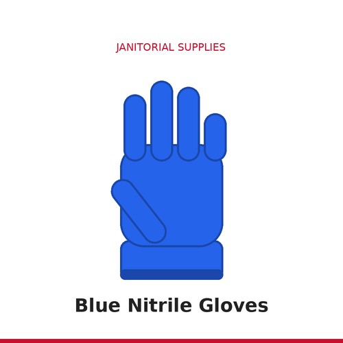Blue Nitrile Gloves