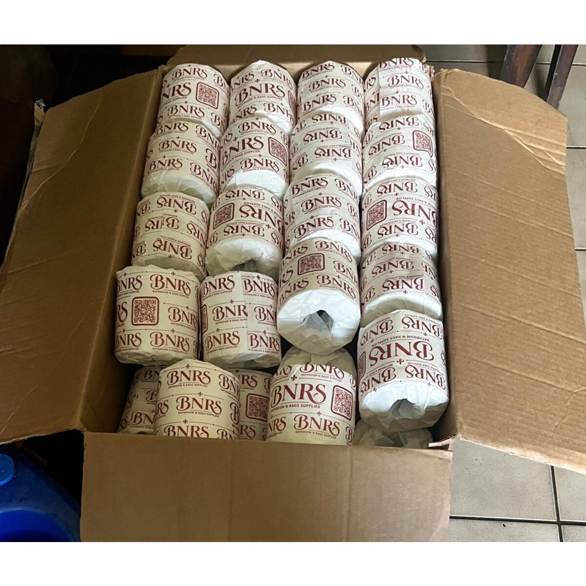 BNRS 2-Ply Virgin Toilet Paper — 500 Sheets per Roll