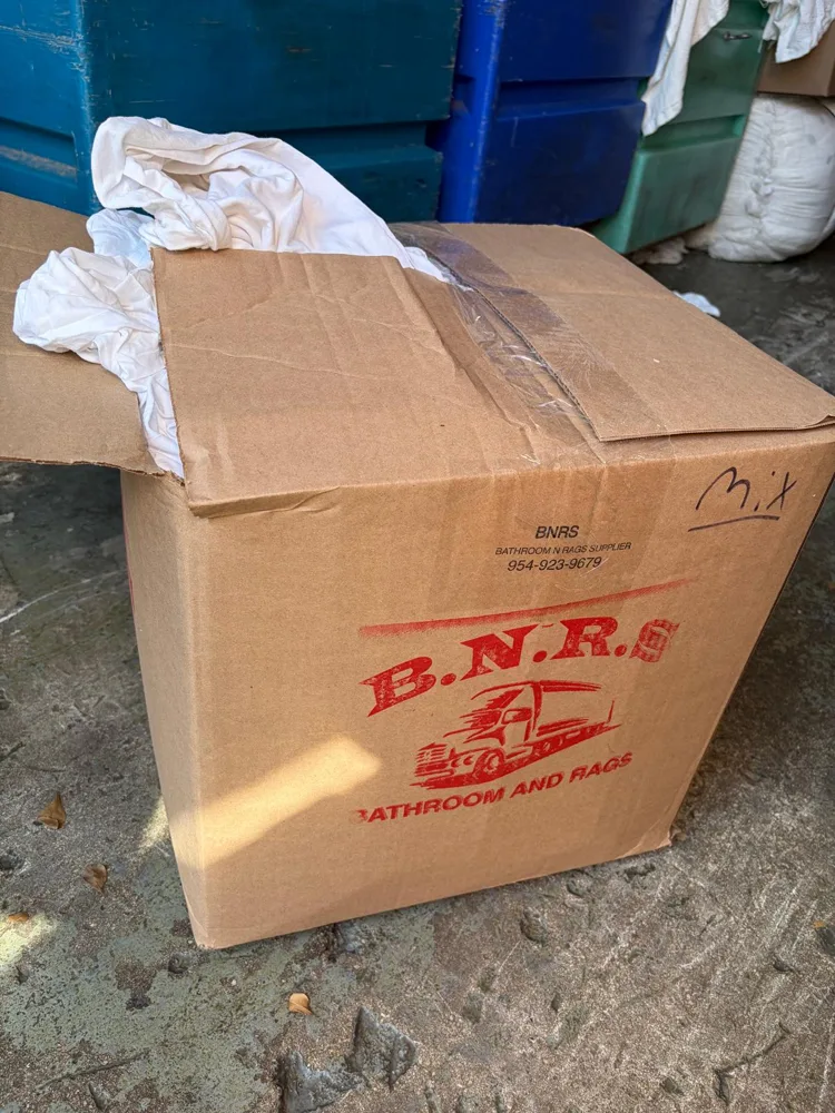 BNRS White T-Shirt Cleaning Rags